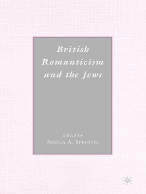 cover image of British Romanticism and the Jews